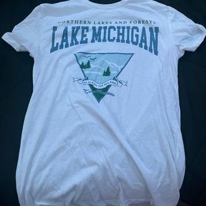 White Michigan Tee-Shirt